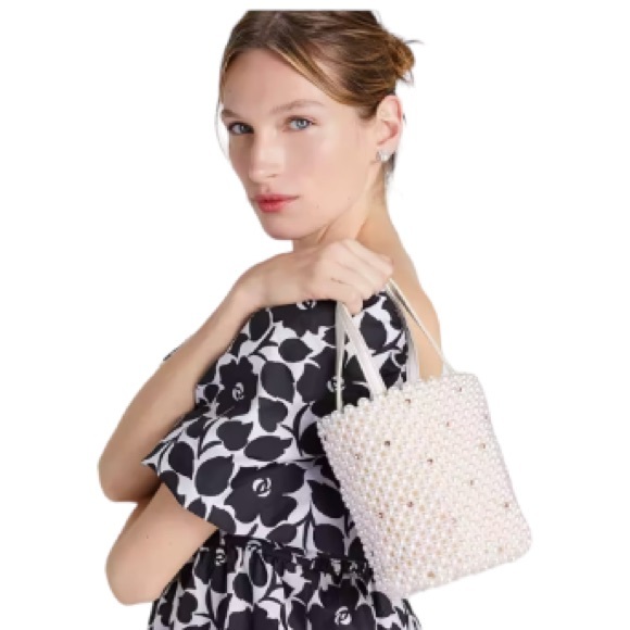 Kate Spade New York PEARL FLOWER BEADED Mini Shoulder Bag - Picture 8 of 10